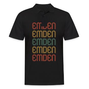 Emdenerin Emdener Emden - Men's Polo Shirt - black - Front - Kai (181cm)