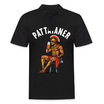 Vintage Thailand Thai Pattayaner Pattaya - Männer Poloshirt - Schwarz - Vorne - Kai (181cm)