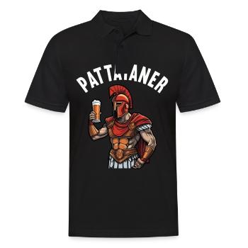 Vintage Thailand Thai Pattayaner Pattaya - Männer Poloshirt - Schwarz - Vorne - Kai (181cm)