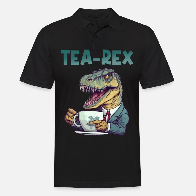 Teeliebhaber Tee Teetrinkerin Teetrinker - Männer Poloshirt - Schwarz
