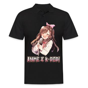 Anime Und K-Pop Koreanische Popmusik Kpop - Männer Poloshirt - Schwarz - Vorne - Kai (181cm)