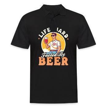 Sauveteur sauveteur par bière - Polo Homme - noir - Devant - Kai (181cm)