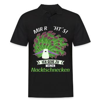 Nudibranch Nacktkiemer Nacktschnecken - Männer Poloshirt - Schwarz - Vorne - Kai (181cm)