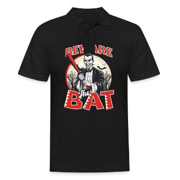 Baseball Halloween Méfiez-vous du vampire chauve-souris - Polo Homme - noir - Devant - Kai (181cm)