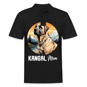 Hund Kangal - Männer Poloshirt - Schwarz - Vorne - Kai (181cm)