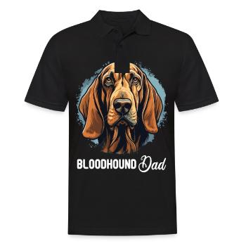 Chien Bloodhound - Polo Homme - noir - Devant - Kai (181cm)