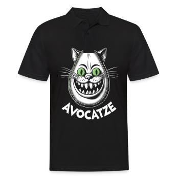 Chat Avocat - Polo Homme - noir - Devant - Kai (181cm)