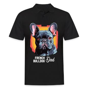 Chien Bouledogue Français - Polo Homme - noir - Devant - Kai (181cm)