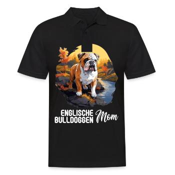 Chien Bouledogue anglais - Polo Homme - noir - Devant - Kai (181cm)