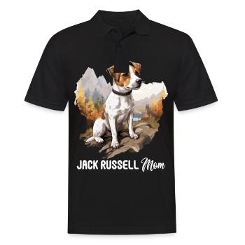 Hund Jack Russell - Männer Poloshirt - Schwarz - Vorne - Kai (181cm)