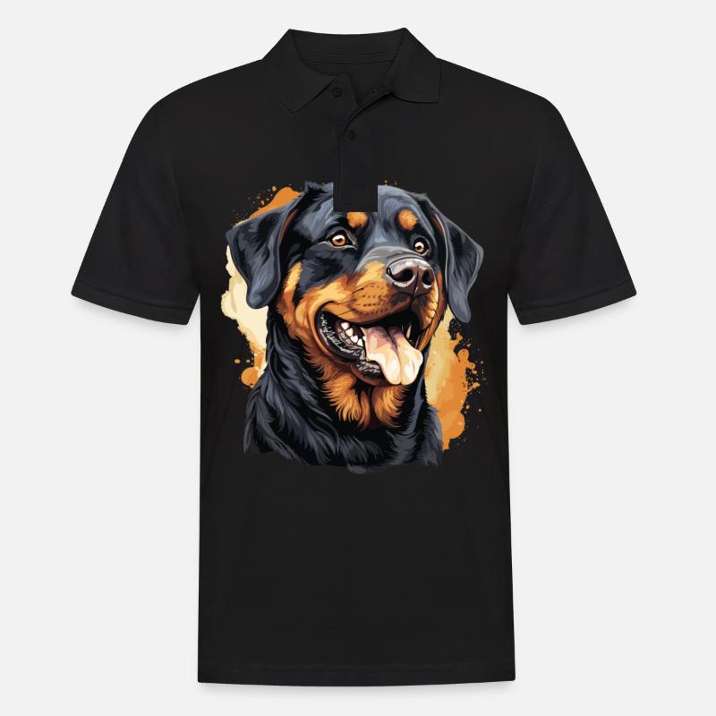 Rottweiler - Polo da uomo - nero
