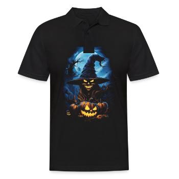 Halloween Creepy Artwork Horreur - Polo Homme - noir - Devant - Kai (181cm)