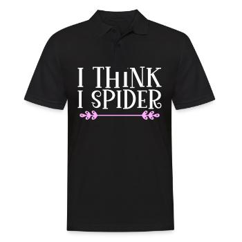 That´s me sausage. Denglisch - Männer Poloshirt - Schwarz - Vorne - Kai (181cm)