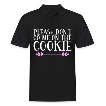 S’il vous plaît, ne me lancez pas sur le Cookie Denglisch - Polo Homme - noir - Devant - Kai (181cm)