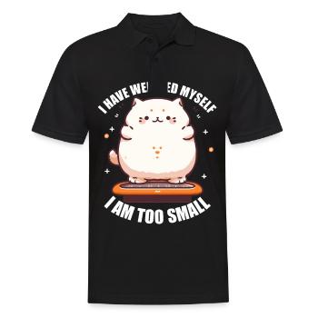 I've weighed myself I'm too small cat - Men's Polo Shirt - black - Front - Kai (181cm)
