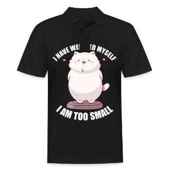 I've weighed myself I'm too small cat - Men's Polo Shirt - black - Front - Kai (181cm)