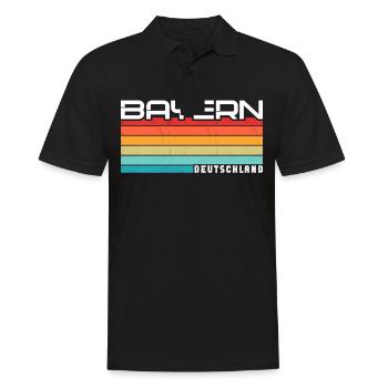 Bayer, Bavière, Bavière - Polo Homme - noir - Devant - Kai (181cm)