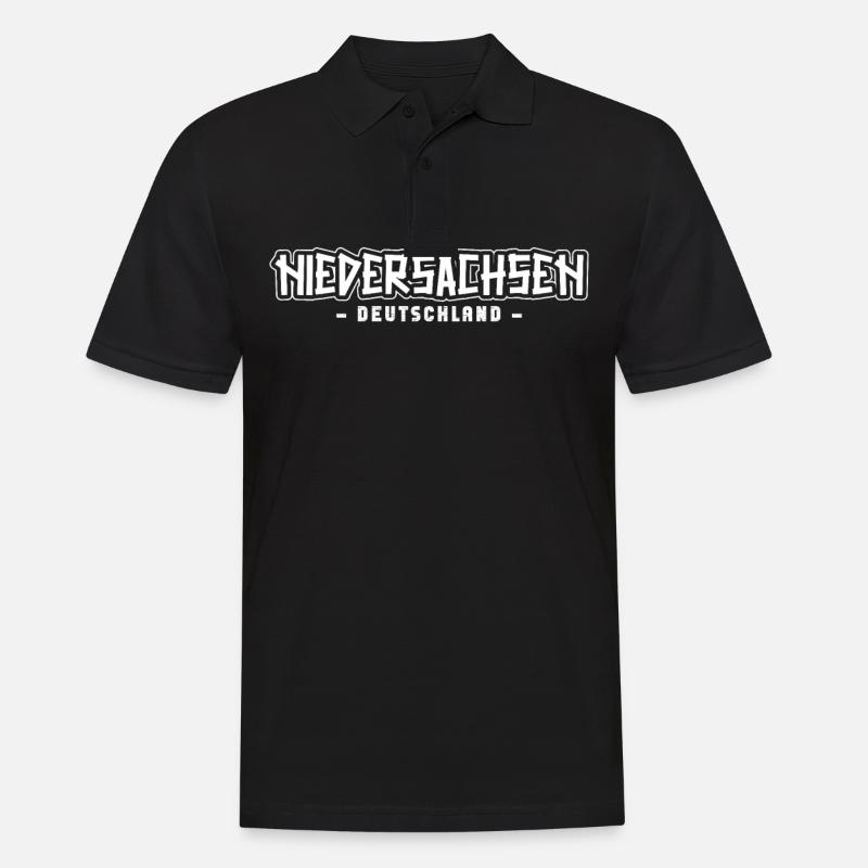 Basse-Saxe Basse-Saxe Basse-Saxe - Polo Homme - noir