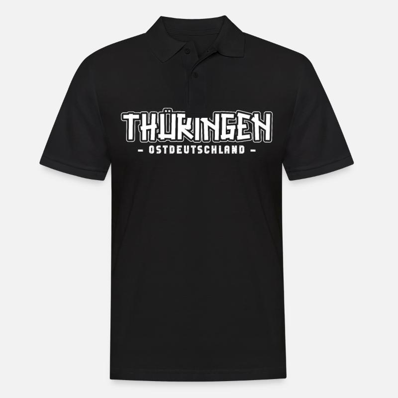 Thuringe Thuringe Thuringe Thuringe - Polo Homme - noir