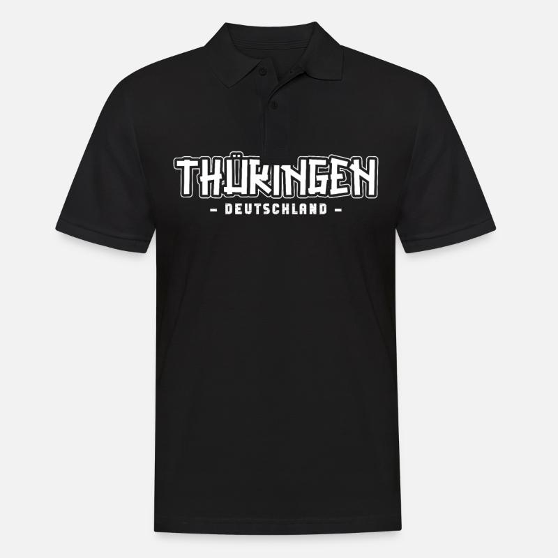 Thuringe Thuringe Thuringe Thuringe - Polo Homme - noir