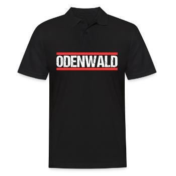 Odenwald - Männer Poloshirt - Schwarz - Vorne - Kai (181cm)