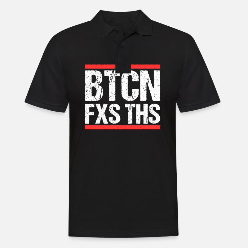 Bitcoin Fixes this - Männer Poloshirt - Schwarz