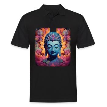 Buddhism Yoga Buddhist Zen Meditation Buddha - Men's Polo Shirt - black - Front - Kai (181cm)