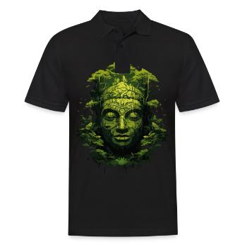 Buddhism Yoga Buddhist Zen Meditation Buddha - Men's Polo Shirt - black - Front - Kai (181cm)