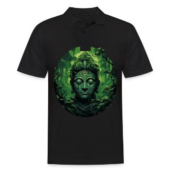 Buddhism Yoga Buddhist Zen Meditation Buddha - Men's Polo Shirt - black - Front - Kai (181cm)