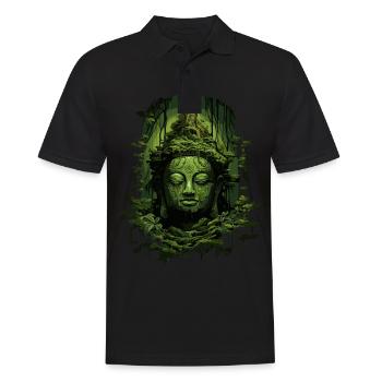 Buddhism Yoga Buddhist Zen Meditation Buddha - Men's Polo Shirt - black - Front - Kai (181cm)