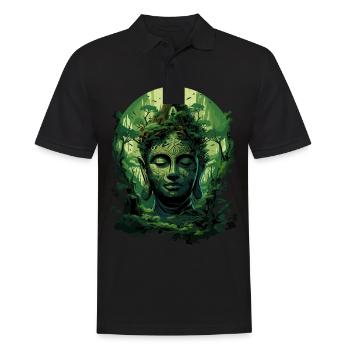 Buddhism Yoga Buddhist Zen Meditation Buddha - Men's Polo Shirt - black - Front - Kai (181cm)