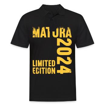 Matura Young Girls Women and Men Matura 2024 - Men's Polo Shirt - black - Front - Kai (181cm)