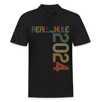 Secondary School Young Girls Secondary School 2024 - Men's Polo Shirt - black - Front - Kai (181cm)