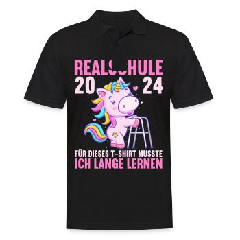Secondary School Young Girls Secondary School 2024 - Men's Polo Shirt - black - Front - Kai (181cm)