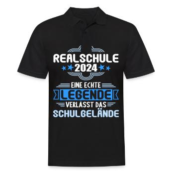 Secondary School Young Girls Secondary School 2024 - Men's Polo Shirt - black - Front - Kai (181cm)