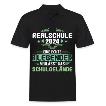 Secondary School Young Girls Secondary School 2024 - Men's Polo Shirt - black - Front - Kai (181cm)