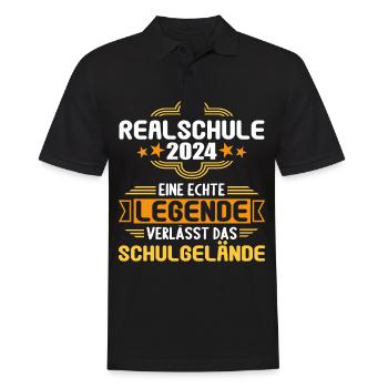 Secondary School Young Girls Secondary School 2024 - Men's Polo Shirt - black - Front - Kai (181cm)