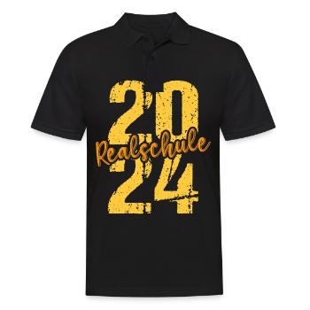 Secondary School Young Girls Secondary School 2024 - Men's Polo Shirt - black - Front - Kai (181cm)