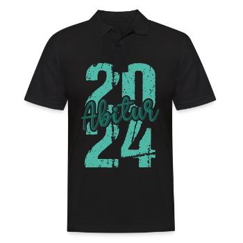 Abitur Jeunes Filles Abi Abitur 2024 - Polo Homme - noir - Devant - Kai (181cm)