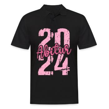 Abitur Jeunes Filles Abi Abitur 2024 - Polo Homme - noir - Devant - Kai (181cm)