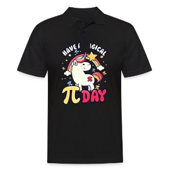 Pi Day Passez une journée Pi magique - Polo Homme - noir - Devant - Kai (181cm)