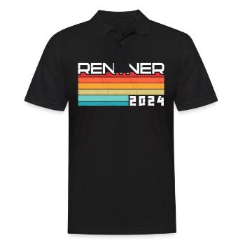 Retirement Pension Pensioner Pensioner Pension 2024 - Men's Polo Shirt - black - Front - Kai (181cm)