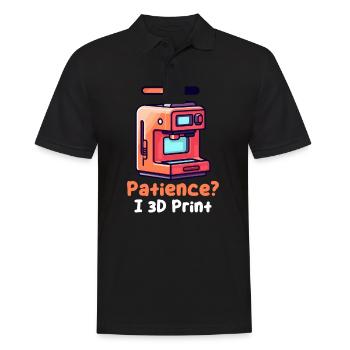 Patience pour l’impression 3D ? I Impression 3D - Polo Homme - noir - Devant - Kai (181cm)