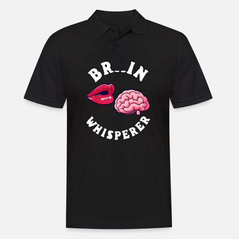 Psykolog Hjernehvisker - Herre poloshirt - sort