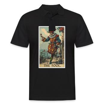 Tarot Cards Tarot Card The Fool The Fool - Men's Polo Shirt - black - Front - Kai (181cm)