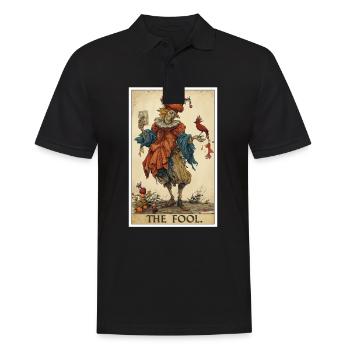 Tarot Cards Tarot Card The Fool The Fool - Men's Polo Shirt - black - Front - Kai (181cm)