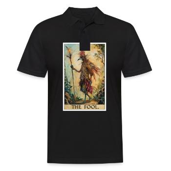 Tarot Cards Tarot Card The Fool The Fool - Men's Polo Shirt - black - Front - Kai (181cm)