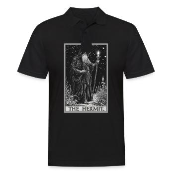 Carte de Tarot Carte de Tarot L’Ermite L’Ermite - Polo Homme - noir - Devant - Kai (181cm)