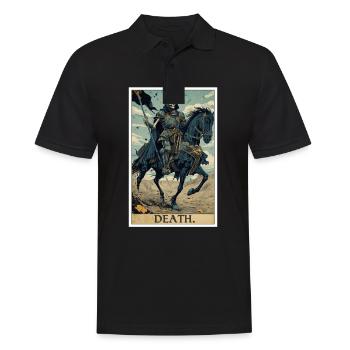 Cartes de tarot carte de tarot mort mort - Polo Homme - noir - Devant - Kai (181cm)