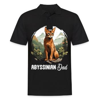 Chat d’Abyssinie Abessinierkatze - Polo Homme - noir - Devant - Kai (181cm)